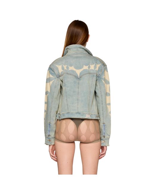 Rui Blue Denim Print Jacket