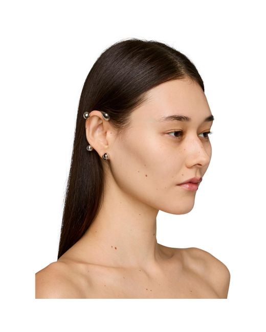 Hugo Kreit Metallic Serti Earrings