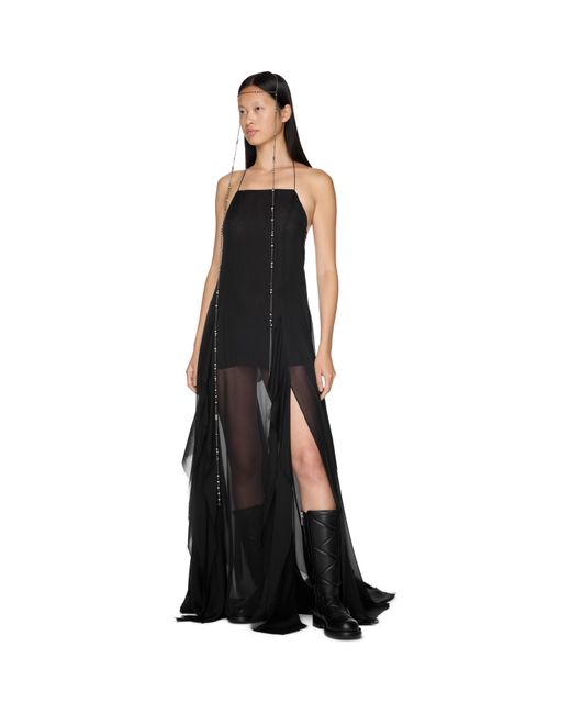 Ann Demeulemeester Black Brenda X-Long Dress