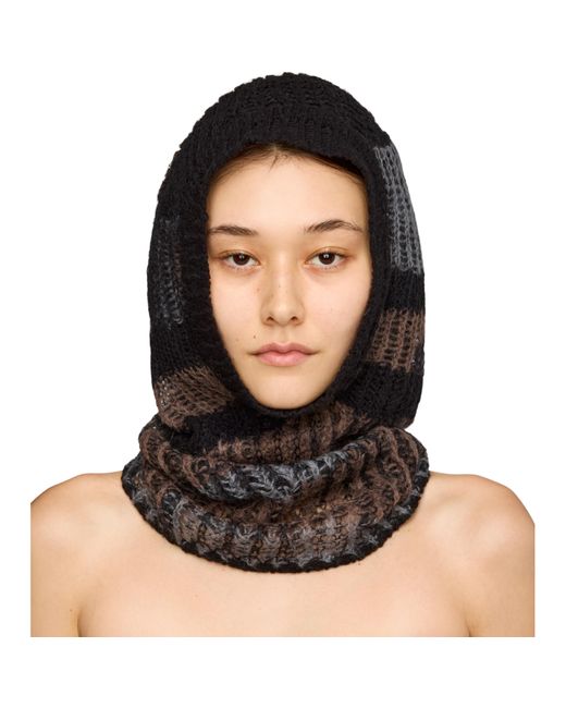 Ann Demeulemeester Black Vali Balaclava
