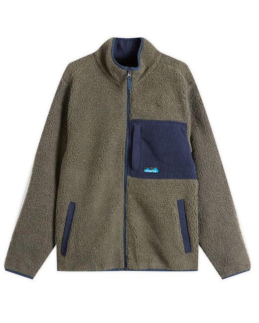 Kavu Green Wayside Fleece Jacket for men