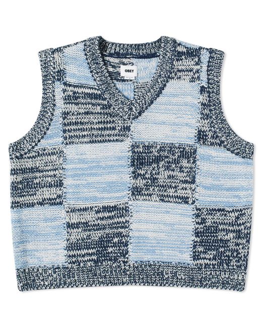 Obey Blue Mira Knitted Vest