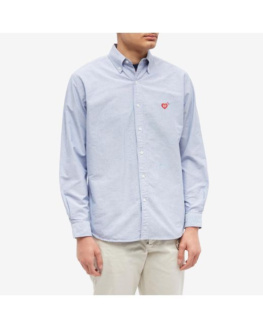 Human Made Oxford Button Down Shirt in Blue for Men | Lyst Canada