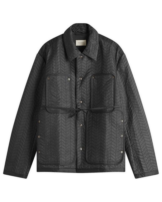 Craig Green Black Quilted Worker Jacket for men