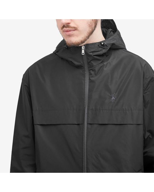 Polo Ralph Lauren Oakhurst Hooded Windbreaker Jacket in Black for Men Lyst UK