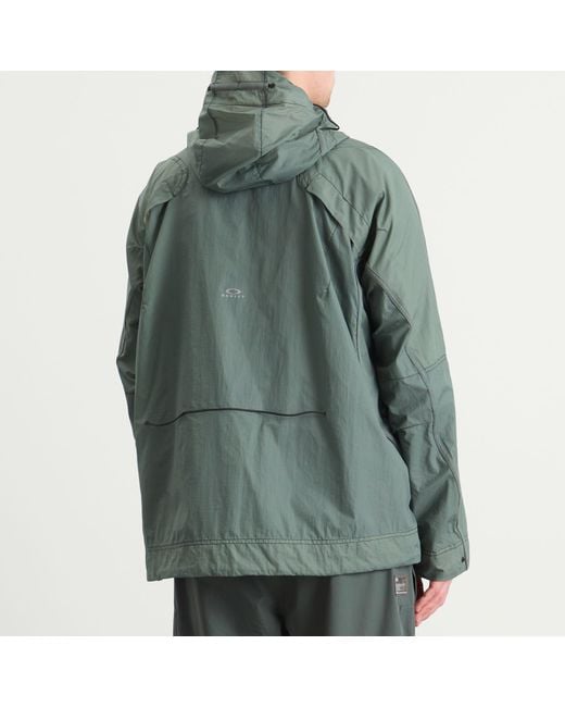 Oakley Green Latitude Veil Flow Jacket for men