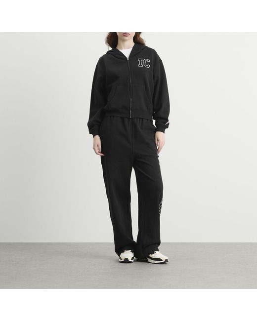 ICECREAM Black Crystal Straight Leg Sweatpants