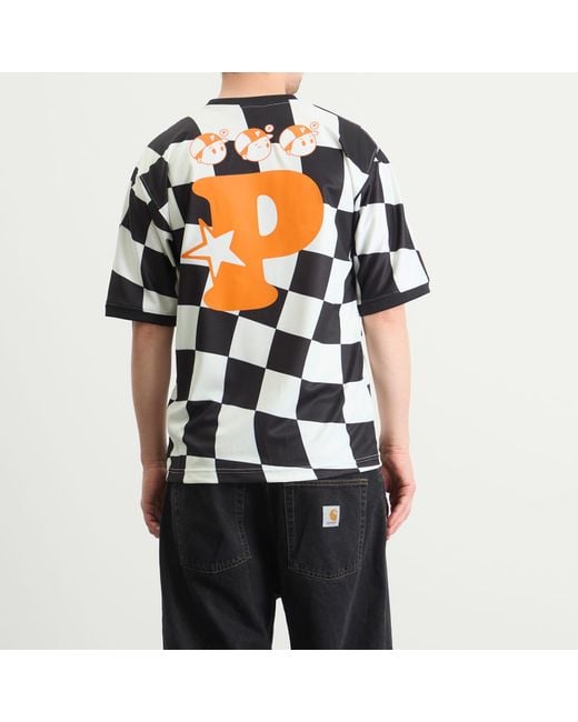 Pawa Speed Sports Black Racing Football Shirt for men