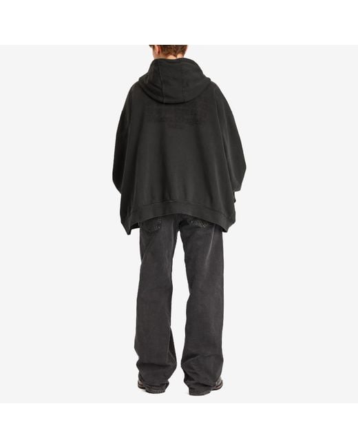 Maison Margiela Black Numbers Jersey Hoodie for men