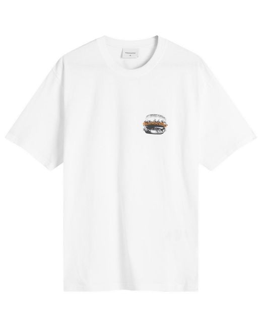 Thisisneverthat White Hamburger T-Shirt for men