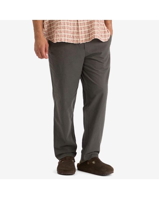 Folk Gray Drawcord Assembly Trouser for men
