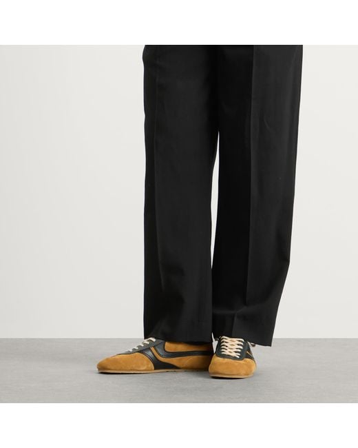 Dries Van Noten Brown Leather Sneaker for men