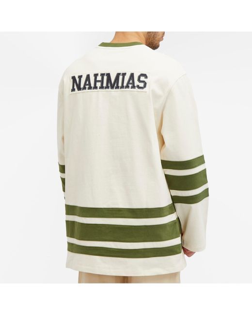 NAHMIAS Natural Ringer Jersey for men