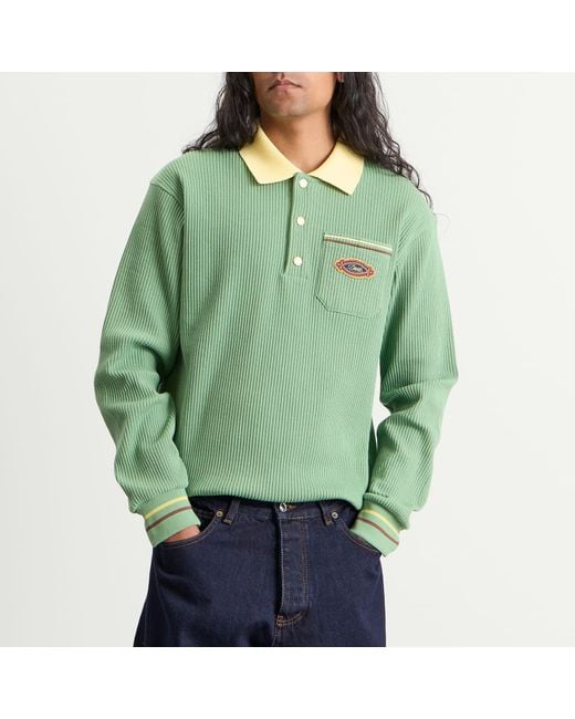 Drole de Monsieur Green Polo Rugby Shirt for men