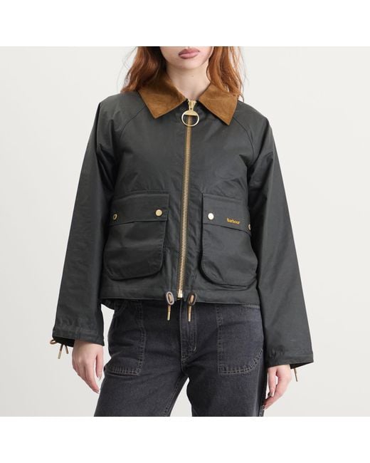 Barbour Gray Marron Wax Jacket