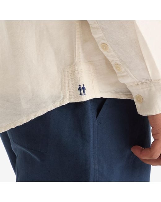Folk Natural Contrast Pocket Shirt for men