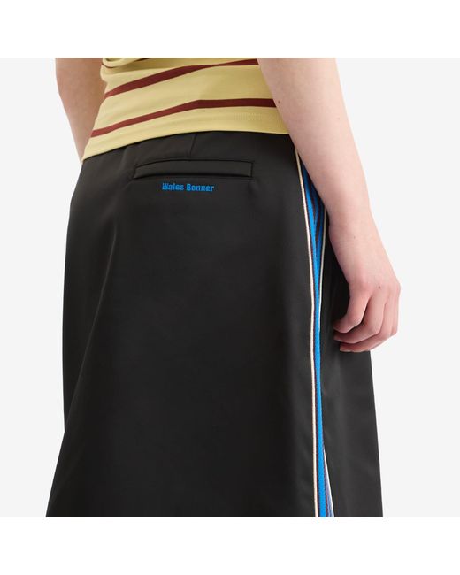 Adidas Black X Wales Bonner Satin Skirt