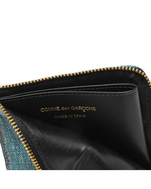 Comme des Garçons Blue Wallet Sa3100Dp Denim Pocket Wallet