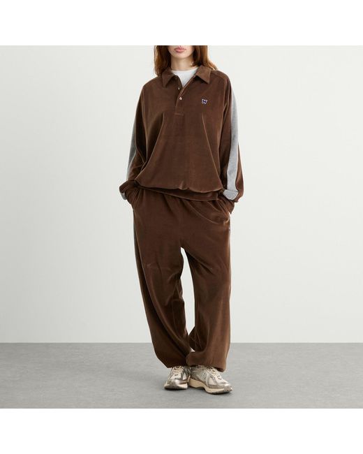 Needles Brown Side Line Pullover Shirt