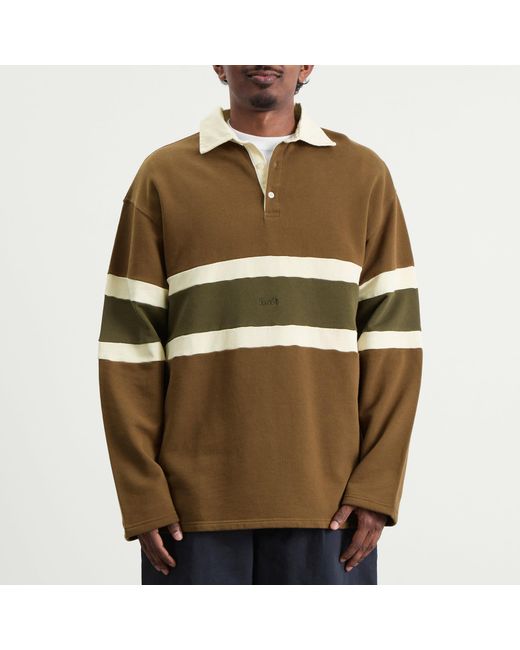 Forét Green Match Rugby Sweatshirt for men