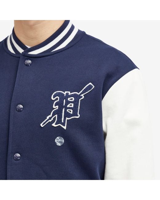 Polo Ralph Lauren Blue Baseball Jacket for men
