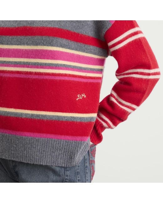 Damson Madder Red Rene V Jumper