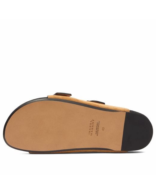 Isabel Marant Brown Lennyo Sandals