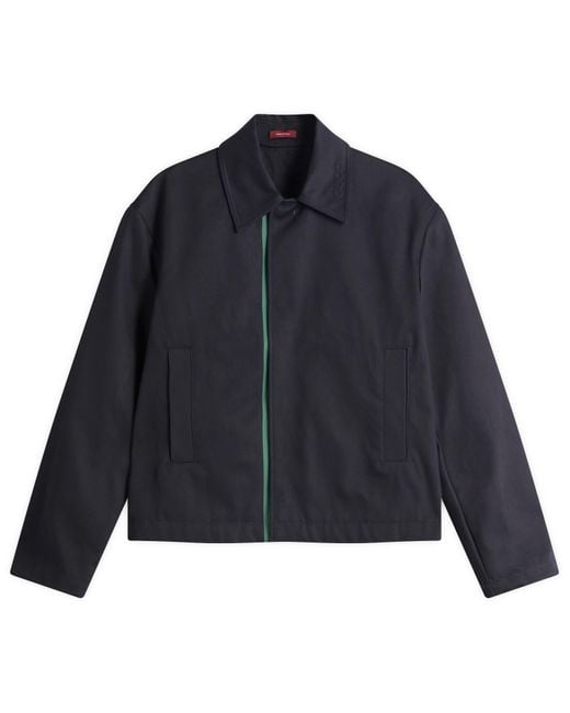 Gucci Blue Cotton Gaberline Blouson for men