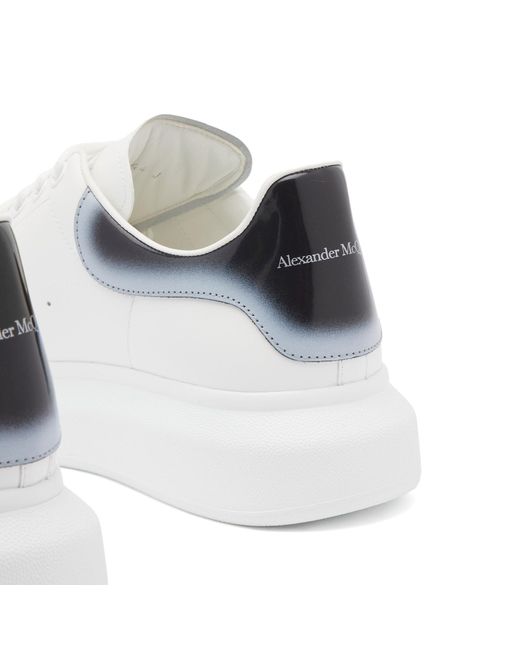 Alexander McQueen White Degrade Heel Oversized Sneakers for men