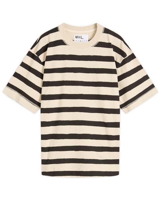 MHL by Margaret Howell Multicolor Matelot Stripe T-Shirt for men