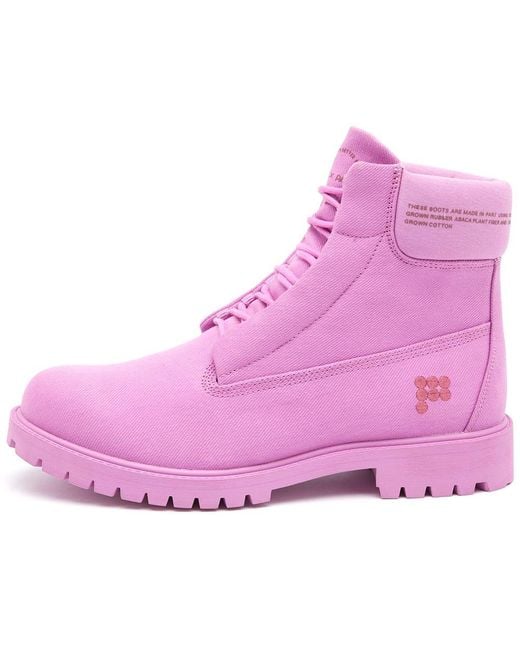 El cielo Pegajoso Tienda Timberland X Pangaia 6" Boot in Pink for Men | Lyst