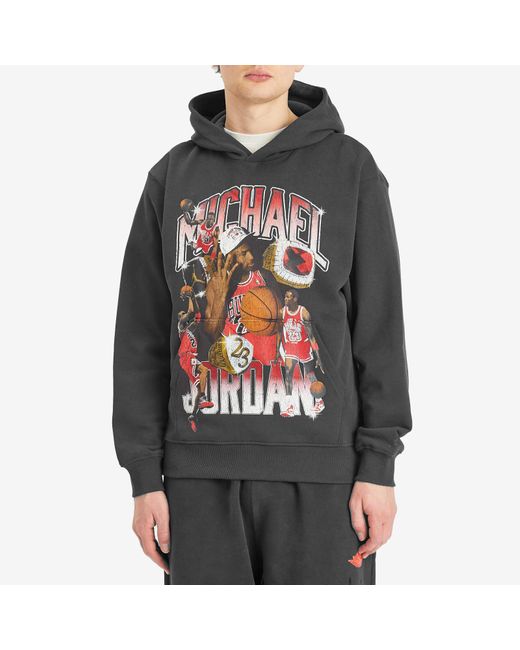Nike Gray Flight Graphic Hoodie for men