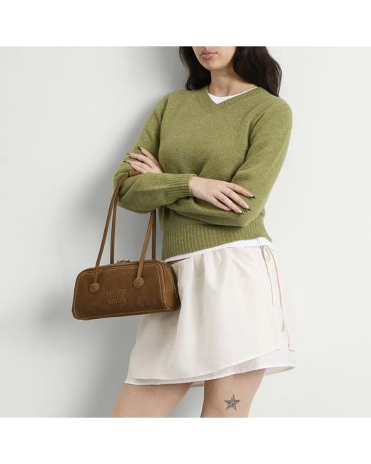 NOTHING WRITTEN Green Marsh V-Neck Pullover