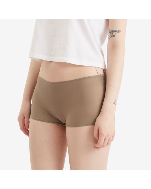 Skims Brown Fits Everybody Boyshort Pant