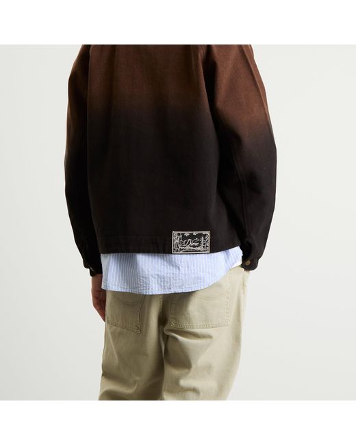 Dime Brown Dipped Chore Jacket for men