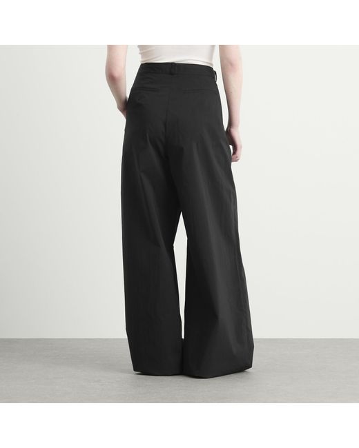 St. Agni Black Adjustable Palazzo Pants