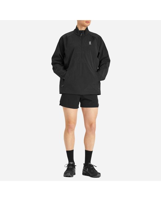 On Shoes Black All-Day 1/2 Zip Jacket for men