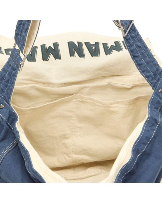 Human Made Blue Mail Bag for men