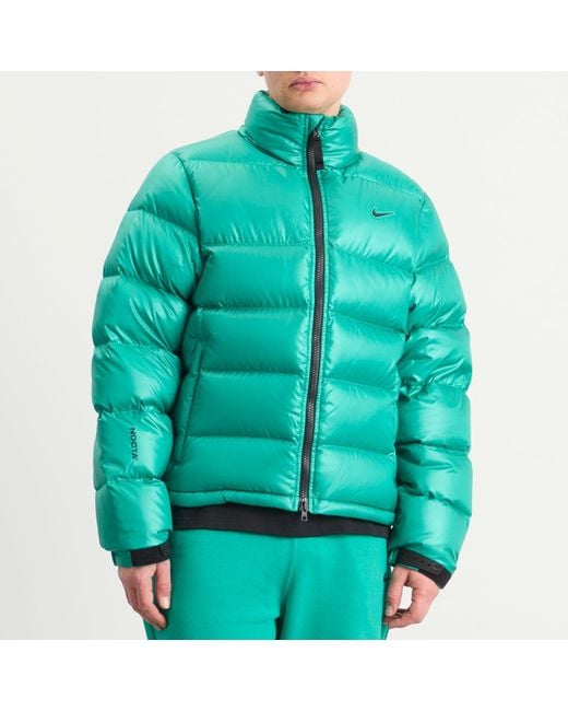 Nike Green X Nocta Cardinal Stock Puffer Jacket for men