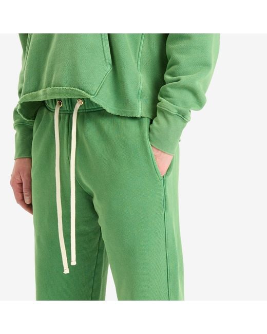 Les Tien Green Heavyweight Classic Pant for men