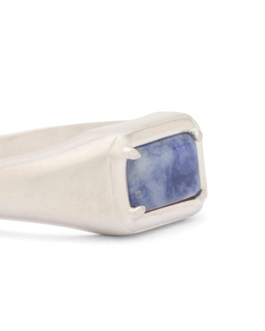 Serge Denimes White Jasper Ring for men