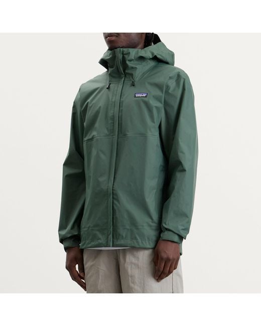 Patagonia Green Torrentshell 3L Rain Jacket for men