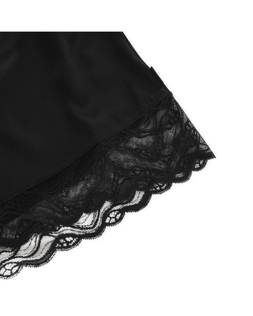 Calvin Klein Black Satin Cami Set