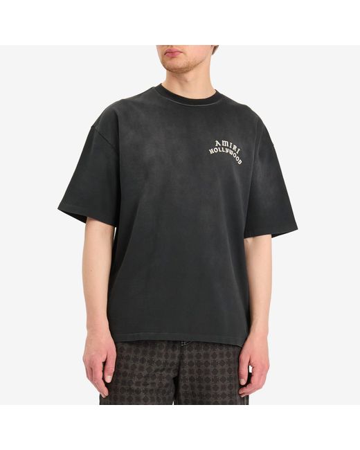 Amiri Black T-Shirt With Logo for men