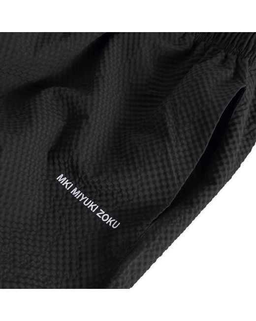 MKI Miyuki-Zoku Black Presented By End. Seersucker Shorts for men