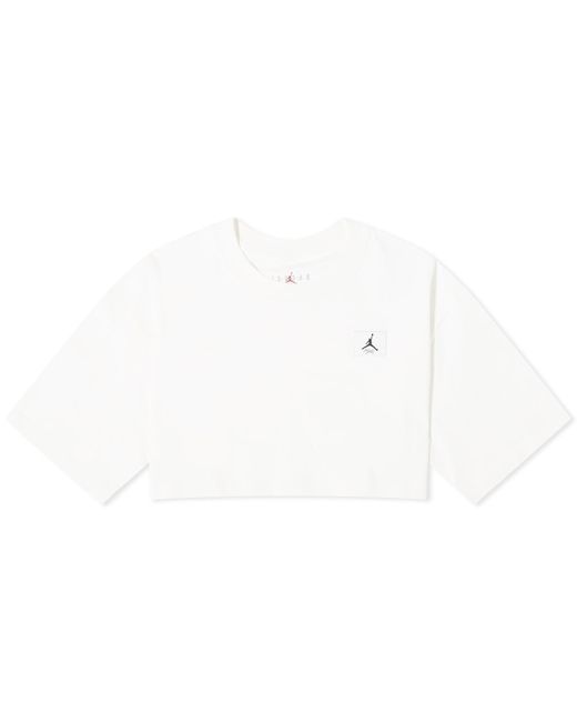 Nike White Crop T-Shirt