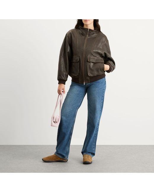 Anine Bing Blue Gavin Long Jeans
