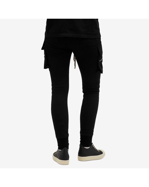 Rick Owens Black Mastodon Cargo Pants