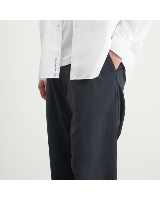 Nanamica Blue Alphadry Club Trousers for men