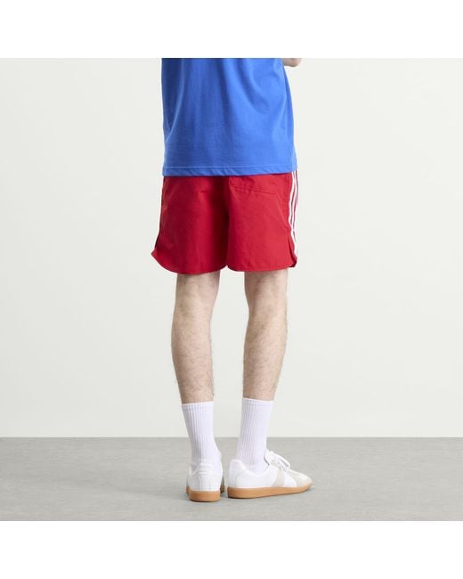 Adidas Red Sprinter Shorts for men